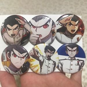 Danganronpa Kiyotaka Ishimaru Pinback Bu…